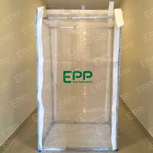 Sac en plastique économique anti-poussière, respirant, grand format, sac jumbo FIBC, sac en vrac pour bois, matériau PP, 1 tonne, pour marchandises en vrac - Product Image 5