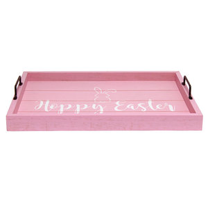 Bandeja de Servir de Madera de Mango Roja Hecha a Mano, Bandeja Decorativa de Madera con Asas, Diseño Libre, Decoración Rústica para el Hogar y la Cocina, Venta al por Mayor - Product Image 6