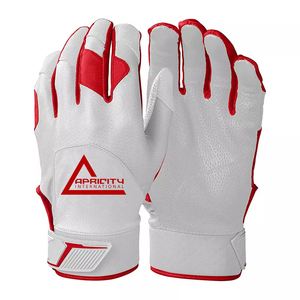 ถุงมือเบสบอลสำหรับผู้ใหญ่ รุ่นยอดนิยม สำหรับกีฬา ทำจากหนังสีขาว เป็นมิตรกับสิ่งแวดล้อม น้ำหนักเบา ยึดเกาะดีเยี่ยม ออกแบบให้ปรับขนาดได้ - Product Image 1