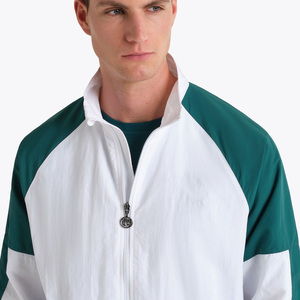 Men's Color Blocking Tracksuit Full Length Zipper Closure Regular Fit Stand Collar Sporty Casual Wear Spring Streetwear - Product Image 5