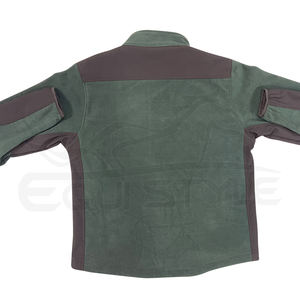 Chaqueta Softshell Verde Oliva para Hombre y Mujer con Capucha, Forro Polar de Invierno, Cierre de Cremallera, Personalizable OEM, Chaqueta de Trekking Cortavientos para Exteriores - Product Image 2