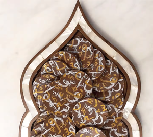 Plateau de service rectangulaire en bois/MOP de luxe fait à la main de haute qualité pour la présentation de chocolat SS CRAFT INDIA Utilisation à domicile et au restaurant Personnalisable - Product Image 5