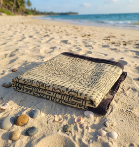 Sarong en coton imprimé à la main indien en gros, vêtement de plage, paréo, tenue de villégiature, sarong en coton écologique, style bohème pour la villégiature - Product Image 6