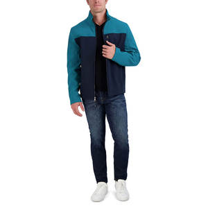 Veste softshell sur mesure pour homme, fermeture éclair écologique, tissu respirant avec logo et broderie personnalisés - Product Image 4