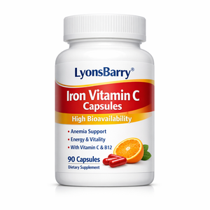 Comprimés de fer et de vitamine C à haute biodisponibilité, soutien contre l'anémie, supplément énergétique pour adultes, 500 mg, fabricant OEM Inde - Product Image 3