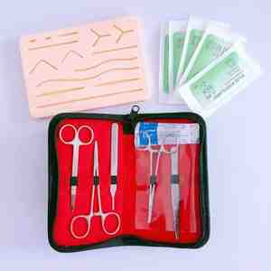 Kit d'instruments chirurgicaux médicaux, ensemble d'instruments, source d'alimentation manuelle, kit de sutures, coussin d'entraînement, instruments médicaux CE General - Product Image 2