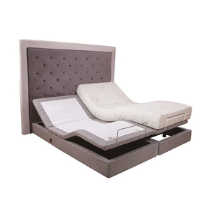 Système à deux moteurs de taille personnalisée Massage des pieds de la tête Port de charge USB Position de la mémoire <span class=keywords><strong>Lit</strong></span> électrique réglable avec entourage - Product Image 6