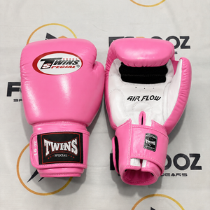 Gants de boxe professionnels Purple Twins pour le kickboxing et le Muay Thai, respirants, antidérapants, à lacets, en cuir véritable, personnalisables - Product Image 5