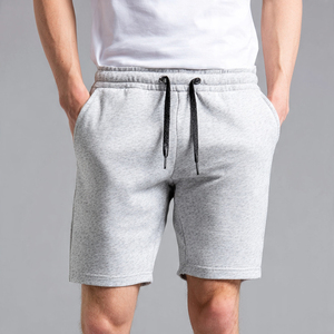Shorts d'été pour hommes 100% polyester coton, taille haute avec cordon de serrage, séchage rapide, shorts légers pour hommes - Product Image 5