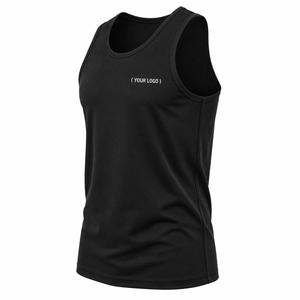 Débardeur Homme Uni Col Rond 100% Polyester Respirant Tricoté Sportif Séchage Rapide 160g Personnalisation ODM Position Logo Avant/Arrière - Product Image 2