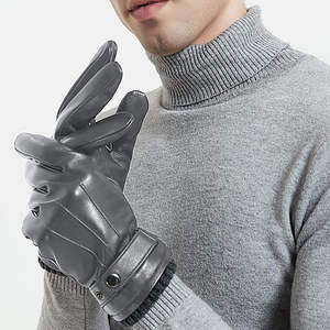 Guantes de cuero transpirables de último diseño, con costuras de alta calidad, tacto ultra suave, para hombre y mujer. - Product Image 3