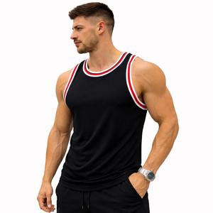 Proveedor OEM de Camisetas de Gimnasio, Camiseta sin Mangas con Estampado Personalizado, Pedido al por Mayor, Camiseta Deportiva de Algodón y Elastano, Exportación de Fábrica - Product Image 5
