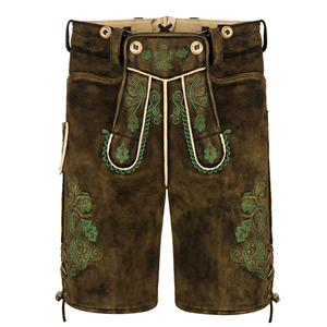 Pantalones Cortos Tradicionales Bávaros para Hombre, 100% Poliéster Satinado, Antiarrugas, Impermeables, Transpirables, de Secado Rápido, Estilo Vintage Elegante - Product Image 2
