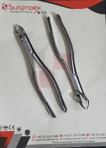 SURGIMPEX FIG 88L Pince d'extraction dentaire manuelle en acier inoxydable, modèle anglais, outil d'extraction dentaire professionnel CE - Product Image 6
