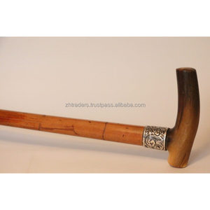 Canne de marche en corne de buffle et de bœuf, faite à la main, écologique, à longueur réglable, personnalisable, Inde ZH, vente chaude, haute qualité - Product Image 4