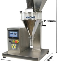 Remplisseuse semi-automatique à vis sans fin pour poudres 0,5-100g pour épices, café, protéines, farine, produits chimiques