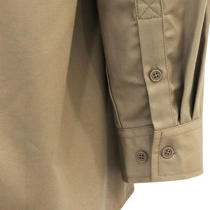 Custom 100% Cotton Flame Resistant Breathable Men's Work <b>Shirt</b> FRC Button-Up Utility Safety <b>Welding</b> Protective - Product Image 5