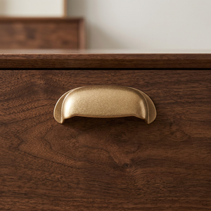 Classic Brass Cabinet Pull Handle Gold Finished Durable Kitchen Living Room Hardware New Design Home Cabinet Drawer <b>Wardrobe</b> use - Product Image 2