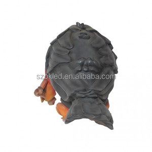 Bande dessinée vautour baril Table chariot banc cimetière Zombie Couple marié squelette pierre tombale avec une bougie cimetière Zombie - Product Image 4