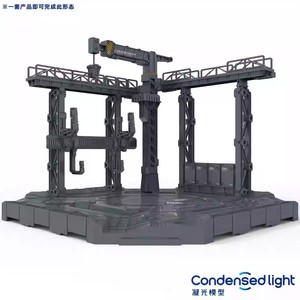 Plateforme modulaire en PVC pour présentoir de base d'hangar, échelles 1/100, 1/144, 1/60, pour maintenance et stockage de Gunpla, diorama et robots - Product Image 2