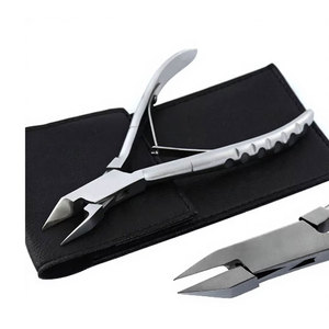 Coupe-ongles incarnés professionnel en acier inoxydable robuste pour ongles épais, avec étui de pédicure, usage en salon - Product Image 1