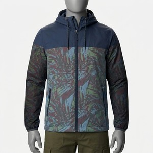 Chaqueta Cortavientos con Capucha Estampada para Hombre, Impermeable, con Cierre Completo, para Entrenamiento al Aire Libre, Ligera, Ropa Deportiva Técnica, Chaqueta de Alto Rendimiento - Product Image 6
