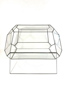 Terrario de Vidrio de Gran Tamaño, Decorativo para Interiores, Decoración de Mesa para Entrada o Consola, Ideal para Bienvenida de Invitados - Product Image 3