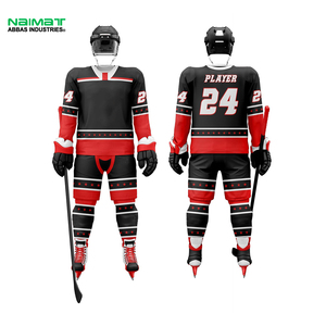 Modern Ice Hockey Uniform Set Custom Sublimated Team Sports Wear Jersey Pants <b>Socks</b> Breathable Training Gear - Product Image 1