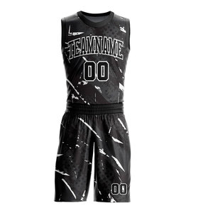 Sublimation Basketball Uniform for Unisex Adults Plus Size Anti-Bacterial Anti-UV UPF 50+ Quick Dry Breathable Sleeveless 100% - Product Image 5