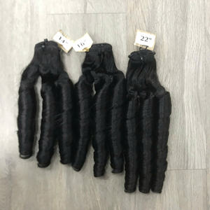 Factory Priced Virgin Bouncy <b>Curly</b> Vietnamese Hair Extensions Super Double Drawn <b>Bundles</b> 100% Human Hair - Product Image 4