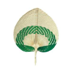 Handfan en bambou fait à la main avec du bambou vietnamien et un tissu vibrant pour un usage quotidien et des cadeaux artistiques - Product Image 4