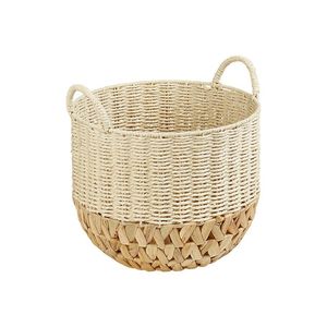 Juego de 2 manteles individuales tejidos redondos de jacinto de agua manteles individuales tejidos de ratán manteles individuales de jacinto de agua naturales tejidos a mano Vietnam - Product Image 1