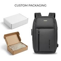Mochila para Portátil Unisex de Microfibra con Puerto de Carga USB, Múltiples Compartimentos y Candado de Combinación, Bolsa de Negocios para Hombres y Mujeres