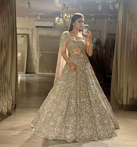 Nueva moda de calidad superior indio étnico atractivo Fiesta y Bodas desgaste diseñador vestido tradicional para mujeres - Product Image 1