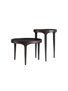 Sleek Round <b>bar</b> <b>Table</b> Tapered Legs Minimal Profile Durable Construction Space Saving Design Ideal for Modern Living Room Decor - Product Image 4