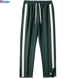 Breathable Drawstring Man Trouser Side <b>Strips</b> Plain Dyed New Design Men Trousers for Adult OEM Services Made in High Quality - Product Image 6
