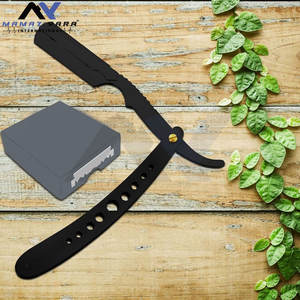 Navajas de Afeitar Profesionales para Barbería, Negras, para Barba y Cabello, Desechables - Product Image 2