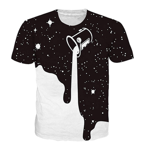 เสื้อยืดพิมพ์ลายโลโก้และดีไซน์ตามสั่ง เสื้อยืดคอกลมชาย แขนสั้น พิมพ์ลายแบบซับลิเมชั่น - Product Image 1