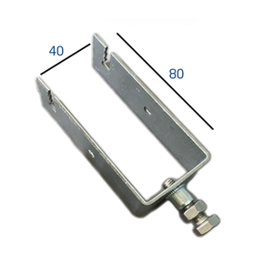 ขายึดแผงโซลาร์เซลล์รูปตัวยูเหล็ก Q345 สำหรับงานก่อสร้างหนัก - Product Image 5