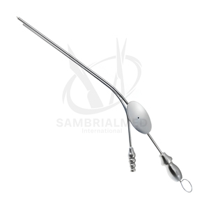 Tubo Irrigador Manual Reutilizable de Calidad Premium para Uso Doméstico, Cilíndrico de 5.5 Pulgadas, Instrumentos Quirúrgicos ENT, Sambrialmed International - Product Image 3