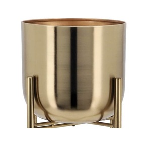 Ensemble de 3 jardinières décoratives pour la maison, grandes jardinières courbées à la main, design unique, article ménager - Product Image 1