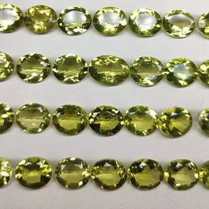 พลอยเลมอนควอตซ์ธรรมชาติเจียระไนแบบบริลเลียนท์ขายส่ง |   ควอตซ์สีเหลืองคุณภาพ AAA แบบเม็ดเดี่ยว สีรุ้ง ราชสถาน สำหรับทำเครื่องประดับ - Product Image 1