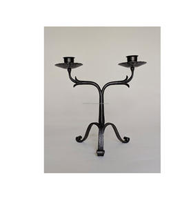 Candelabro de metal pulido negro para el centro de mesa de decoración del hogar y velas de cena romántica con atractivo de diseño clásico - Product Image 3