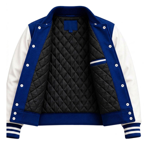 Varsity <b>jacket</b> offering stylish comfort and timeless sporty design with versatile layering potential relaxed season Wholesale - Product Image 4