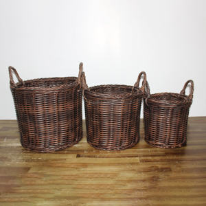 Panier de rangement durable en osier fait à la main pour l'organisation de la cuisine et les besoins de stockage à domicile - Product Image 4