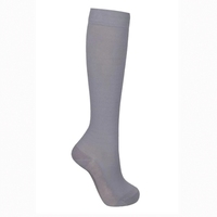 Chaussettes d'équitation confortables pour femmes, en coton et polyester, couleur unie, coupe régulière, personnalisables, pour usage équestre