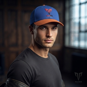 VANEK INTERNATIONAL Adult Unisex <b>Baseball</b> Hat Embroidered Logo Gray Adjustable Fit Casual 100% Cotton Breathable Summer Travel - Product Image 4