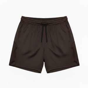 Shorts de course pour hommes, taille élastique, vêtements de sport, shorts d'entraînement performants, longueur genou, tissu Oxford, coupe-vent, maille - Product Image 4