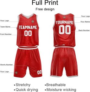 Uniformes de Baloncesto Personalizados de Alta Calidad de la Marca CUICHANG, Jersey de Baloncesto Sublimado Personalizado, Ropa Deportiva de Secado Rápido - Product Image 4