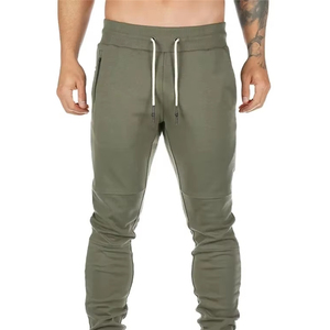 Pantalones Deportivos Casuales para Hombre al por Mayor, Diseño Personalizado con Etiqueta Privada, Tela de Lona, Forro de Felpa de Poliéster/Algodón - Product Image 1